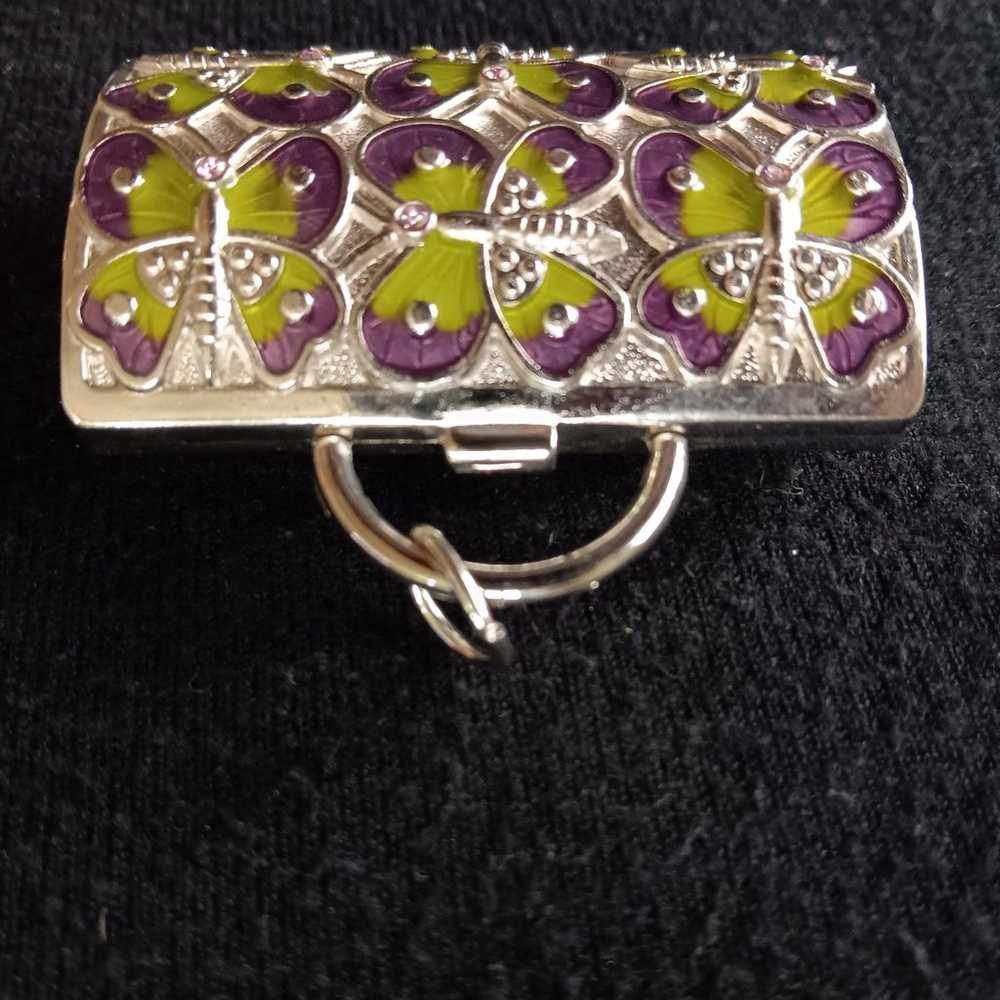 Vintage Judith Leiber Pill Box/ Coin Purse - image 5