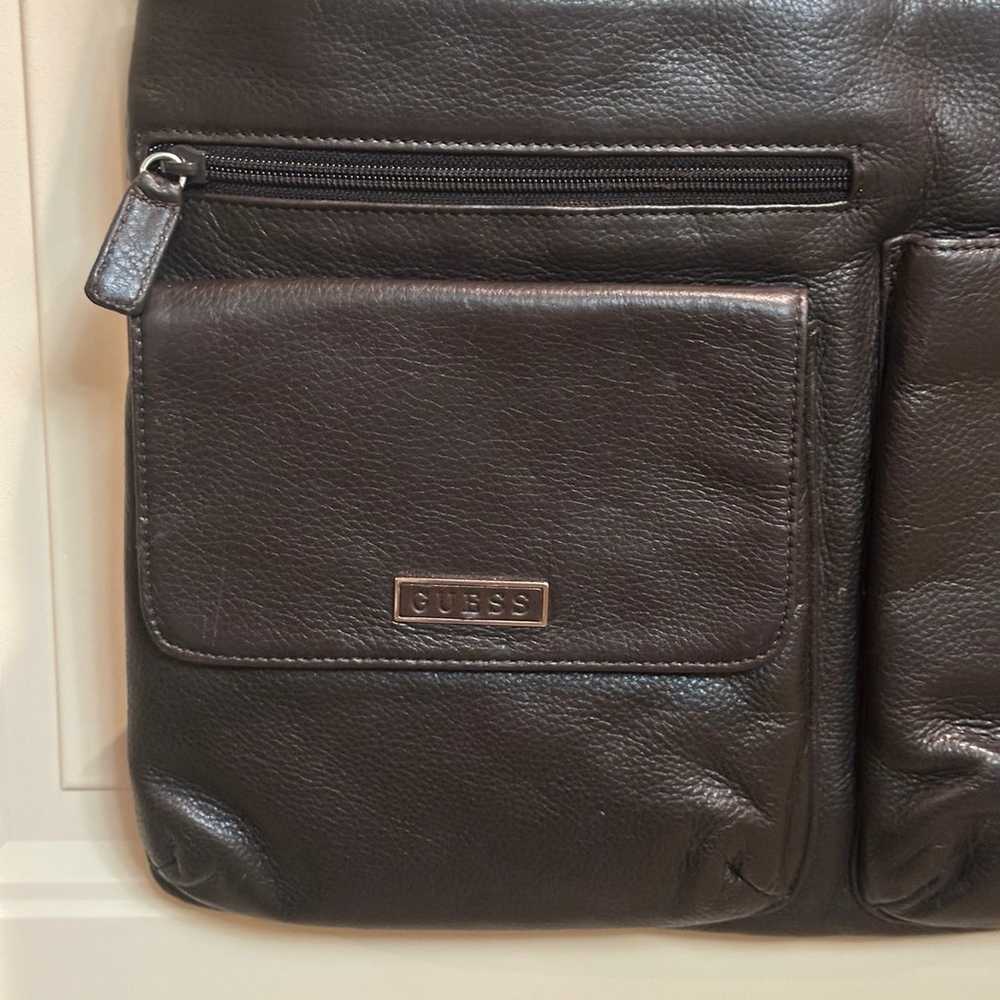 Vintage Guess Leather Envelope Crossbody - image 2