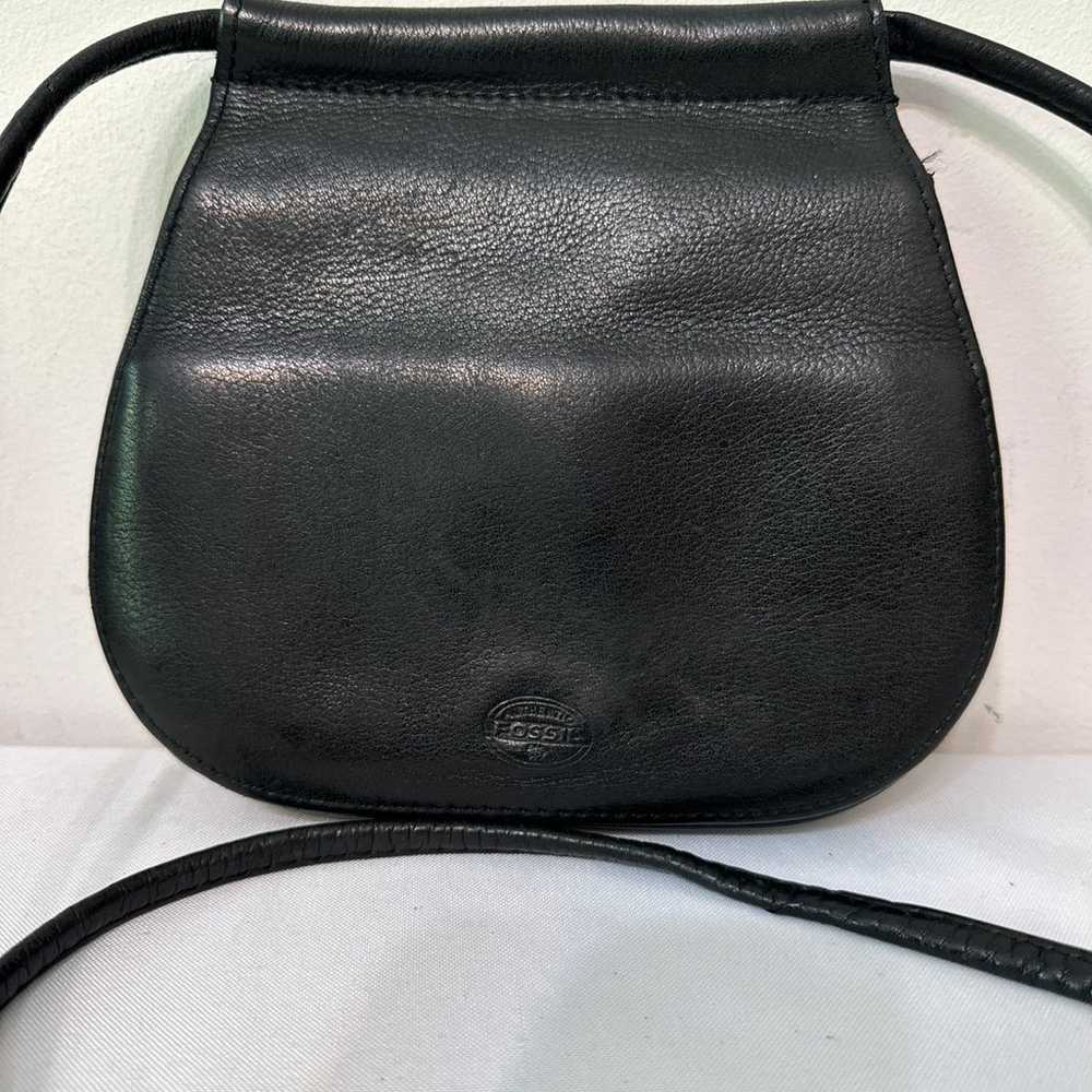 FOSSIL LEATHER CROSSBODY black - image 2