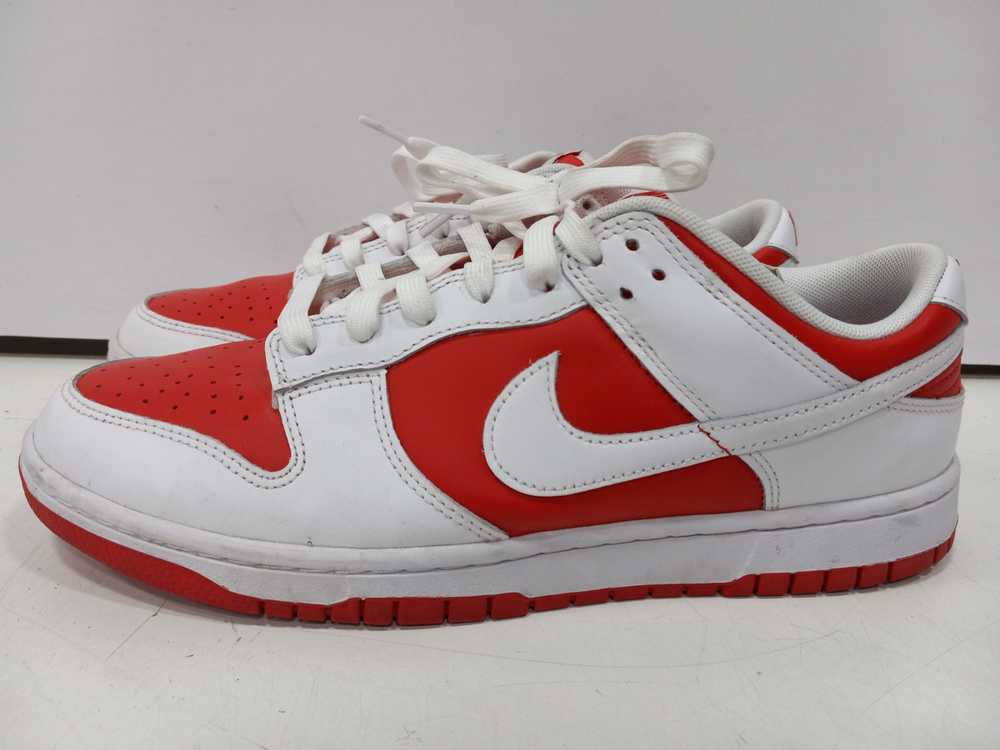 Men's Red & White Nike SB Dunk Shoes - image 2