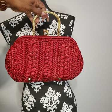 Woven Ratan Vintage Bag - image 1