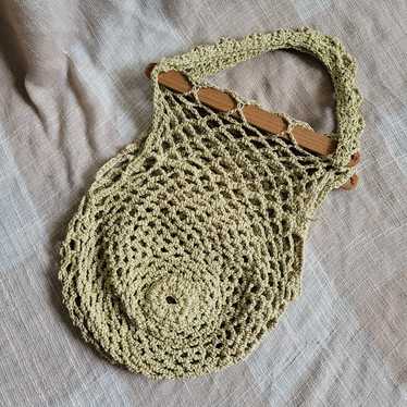 70s Macrame Bag - image 1