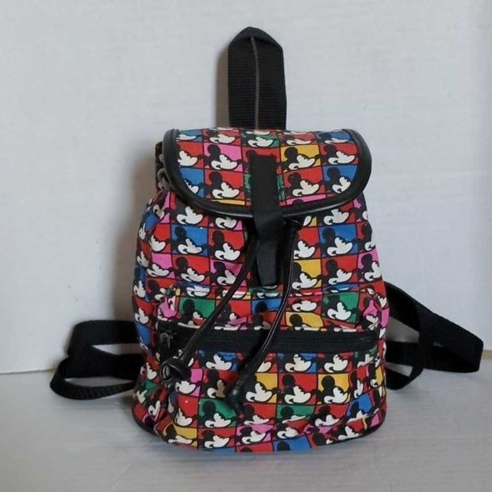 Vintage Disney Mickey Mouse & Co Mini Backpack Ba… - image 11