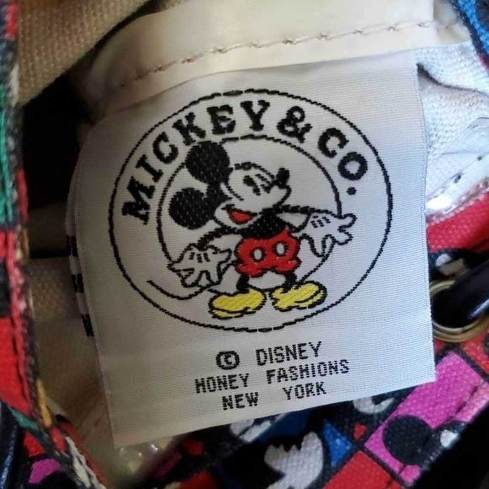 Vintage Disney Mickey Mouse & Co Mini Backpack Ba… - image 9