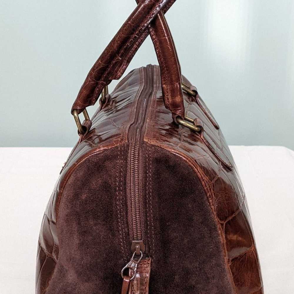 Nordstrom Italy leather and suede handbag - image 3