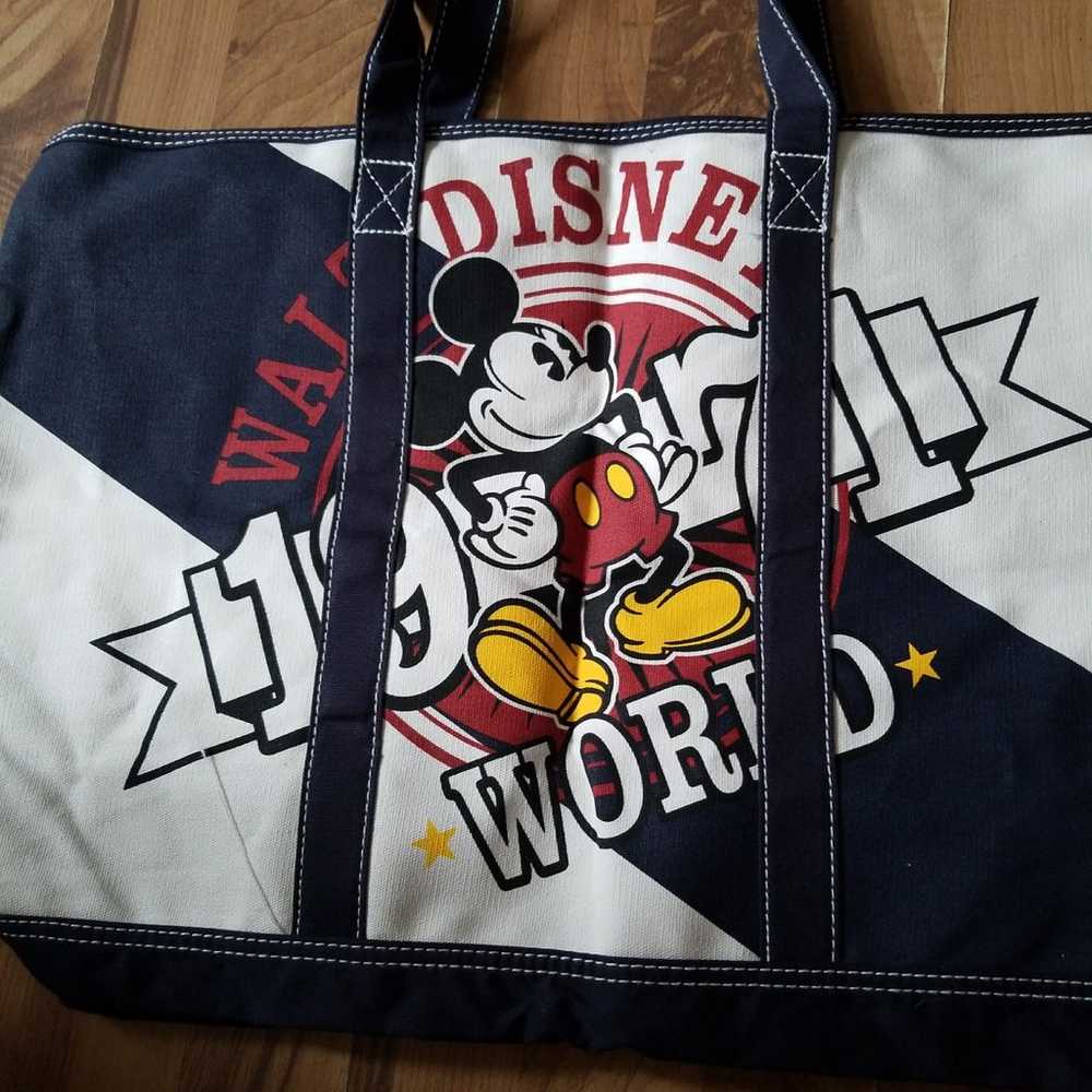 Vintage Walt Disney World Mickey.Mouse 1971 Canva… - image 2