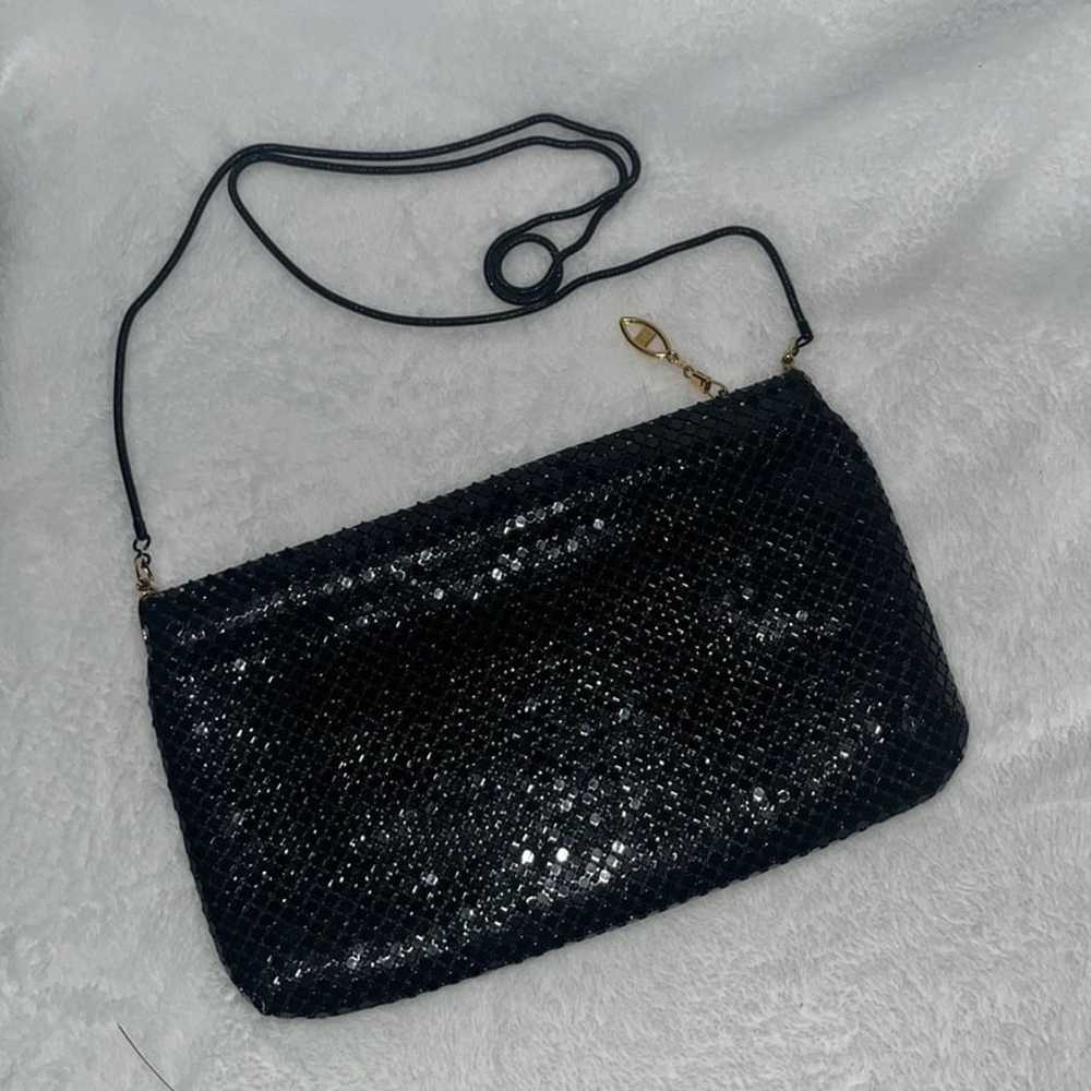 Vintage metal mesh evening bag - image 1