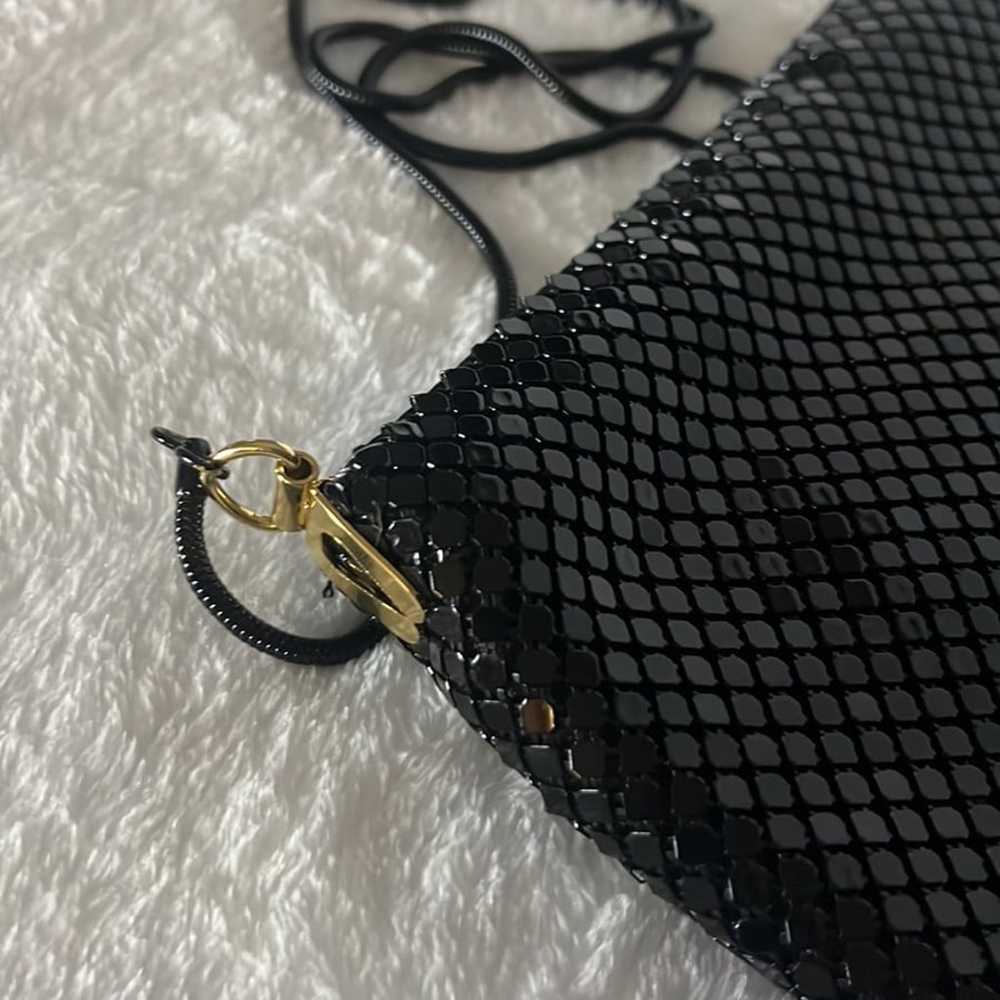 Vintage metal mesh evening bag - image 2