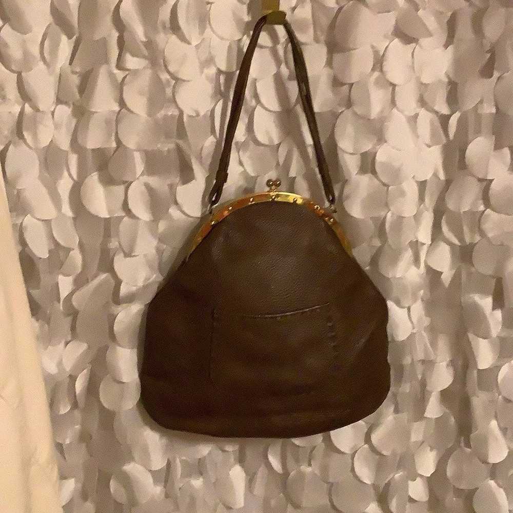 Vintage Pebbled Leather Shoulder Bag - image 2