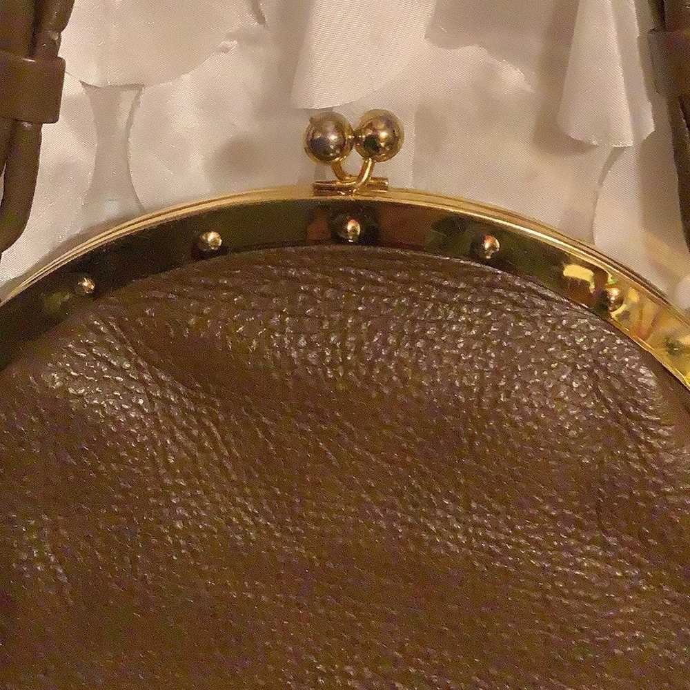 Vintage Pebbled Leather Shoulder Bag - image 4