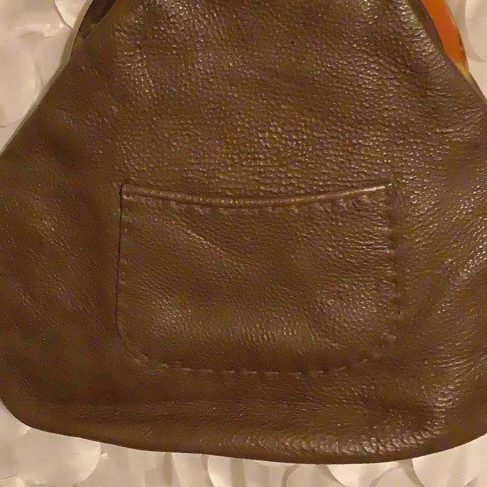 Vintage Pebbled Leather Shoulder Bag - image 5