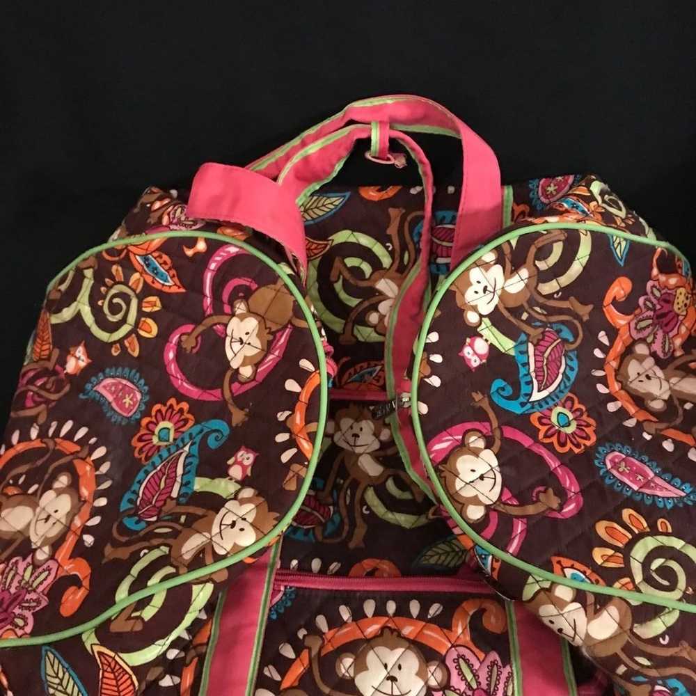 N Gill Quilted Large Carry on Paisley Bag W/Pink … - image 11