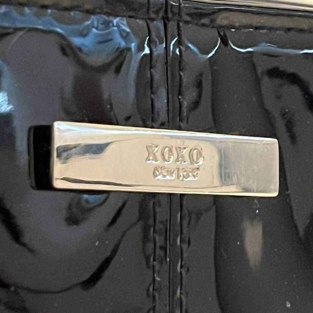 xoxo new york shiny sleek black mini purse - image 4