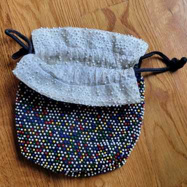 Vintage "Candy Dot" reversible sack purse - image 1