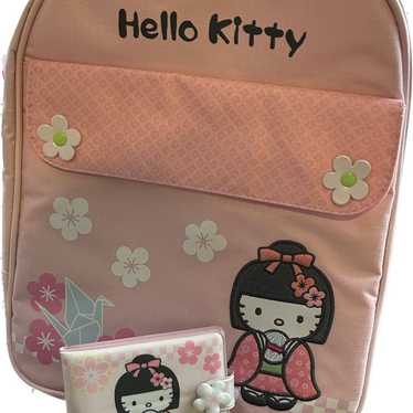 Vintage 2010 Hello Kitty Backpack and Wallet - image 1