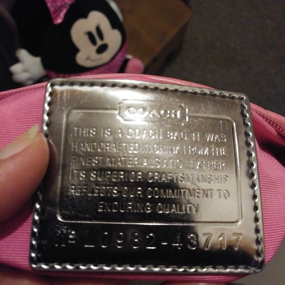 Coach Poppy pink crossbody RARE - image 6