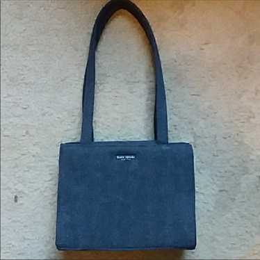 Tote- vintage Kate spade tote denim blue - image 1