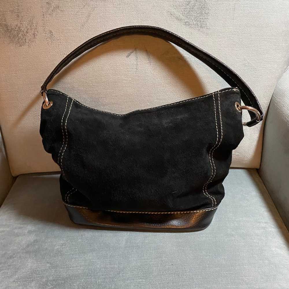 Vintage Vera Pelle Italian Leather Hobo/Shoulder … - image 1