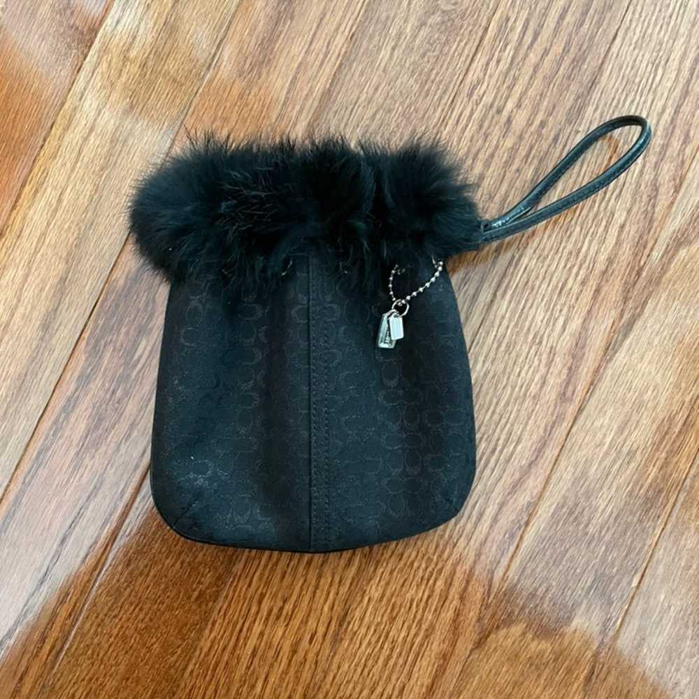 Vintage Coach Rabbit Fur Bag - image 1