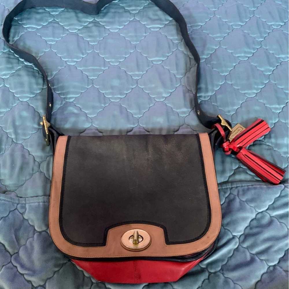 Vintage Coach crossbody strap shoulder bags - image 1