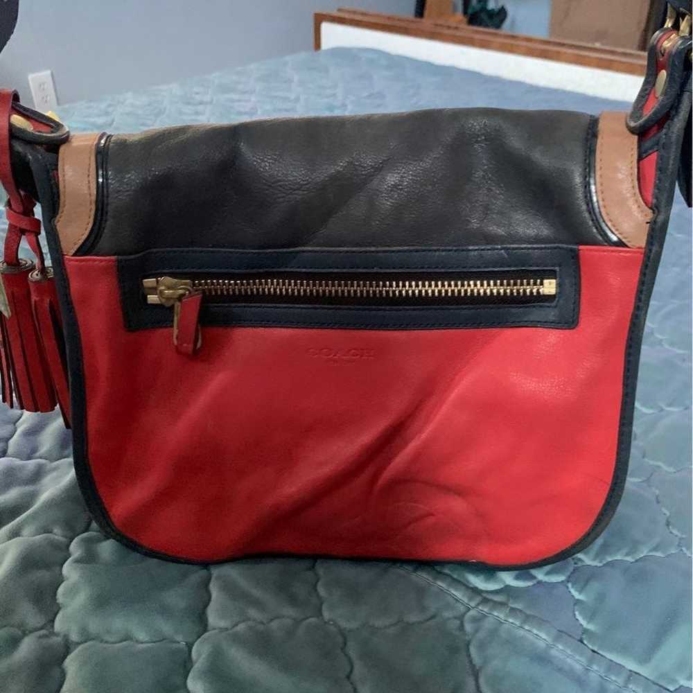 Vintage Coach crossbody strap shoulder bags - image 2