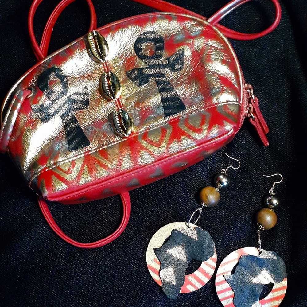 AFROCENTRIC PURSE & EARRINGS SET - image 11