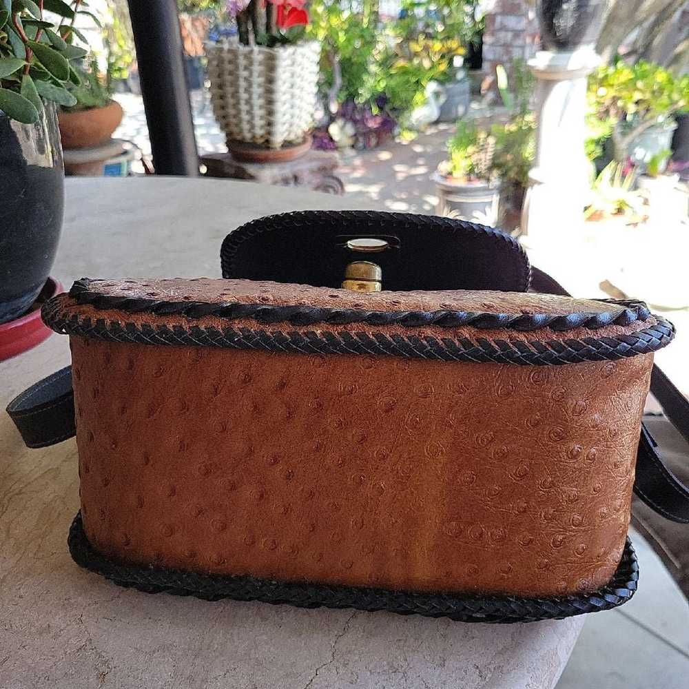 vintage genuine ostrich purse - image 3