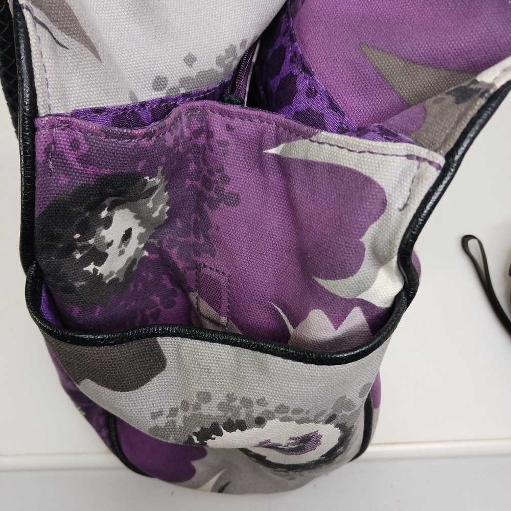 Brighton vintage handbag purse purples Gray white… - image 2