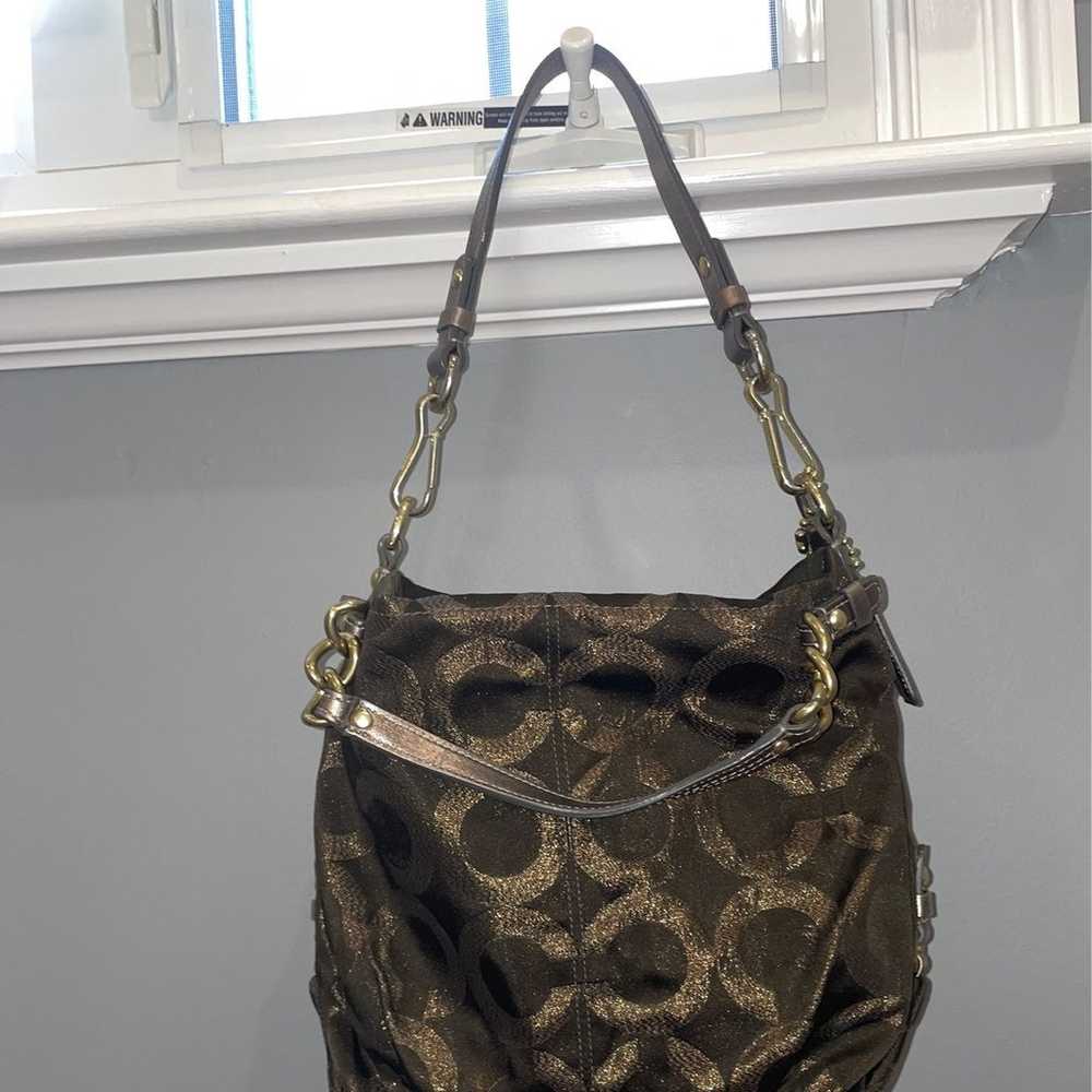 COACH PURSE GOLD - image 1