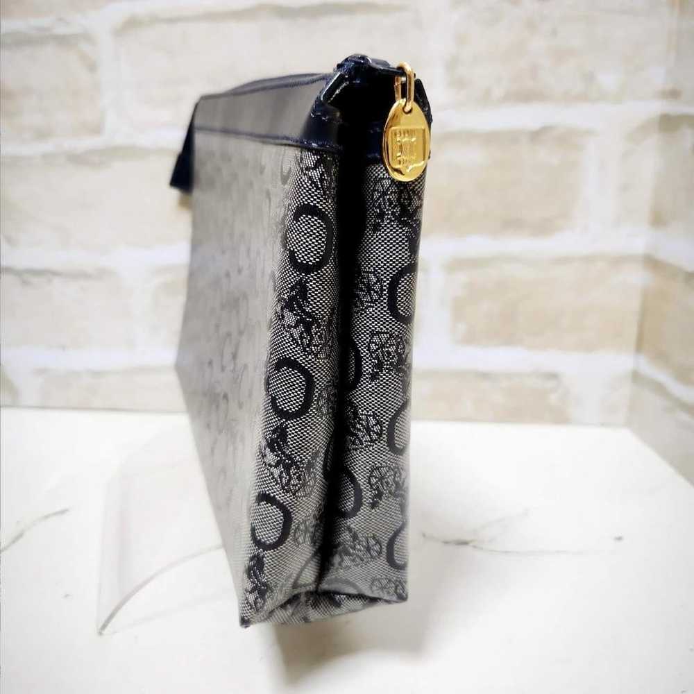 ★OLD CELINE Canvas Coat Pouch with Carriage Patte… - image 4