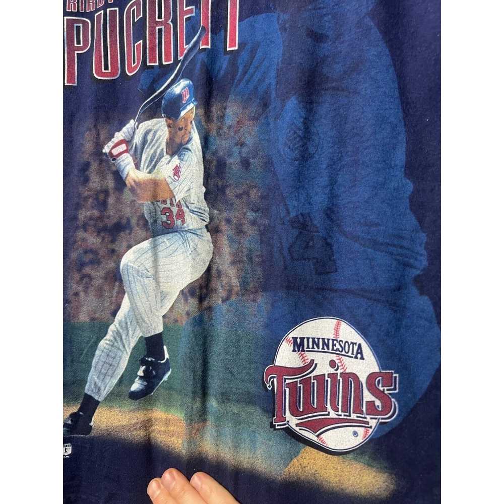 Nutmeg Vintage MLB Mens Minnesota Twins Kirby Puc… - image 3