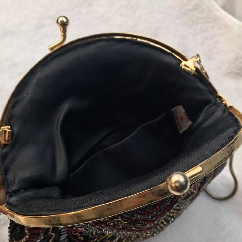 Black Handmade Vintage Bag - image 7