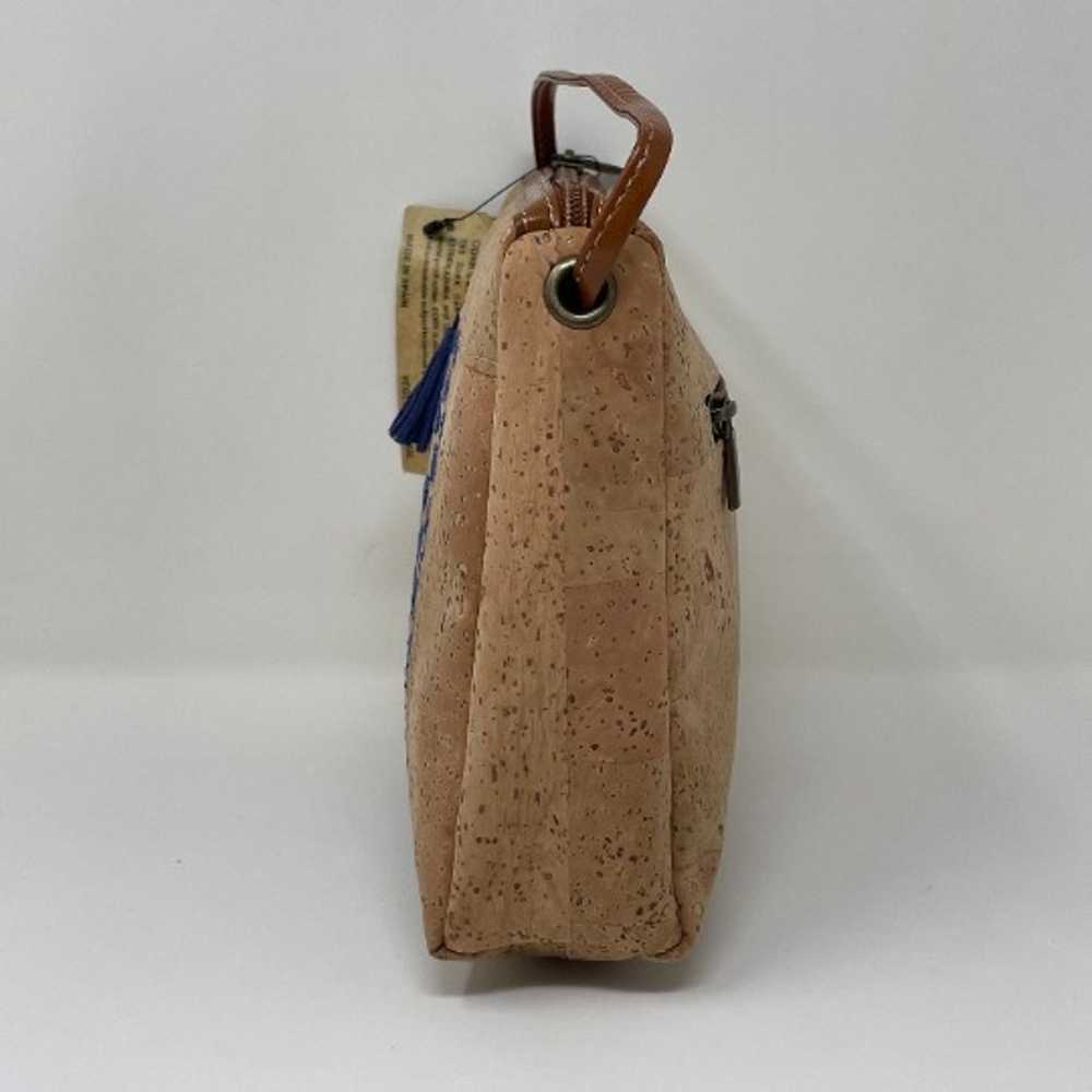 Vintage Y2K Ferchi Cork Shoulder Bag Eco Friendly… - image 4