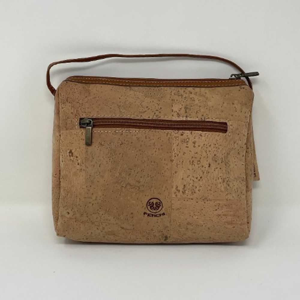 Vintage Y2K Ferchi Cork Shoulder Bag Eco Friendly… - image 5