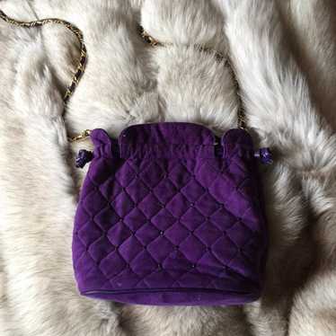 Vintage Jay Herbert Purple Shoulder Bag - image 1