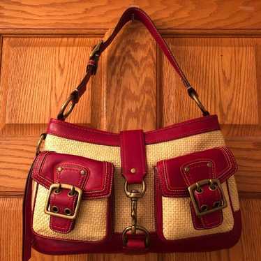 Coach Shoulder Bag, Red Hot, A Beauty!