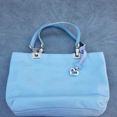 Light blue soft leather vintage Brighton