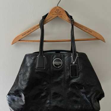 Coach Black Leather Purse - image 1