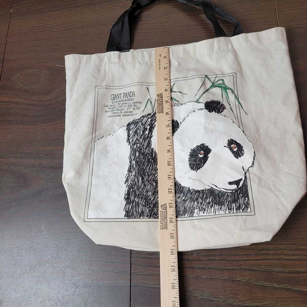 Vintage Giant Panda reusable tote bag - image 5