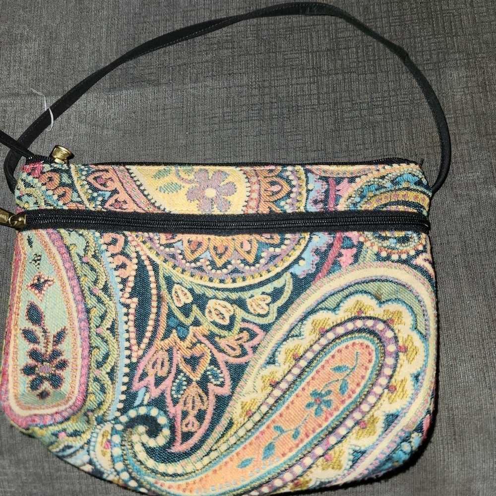 Danny K paisley tapestry purse - image 1