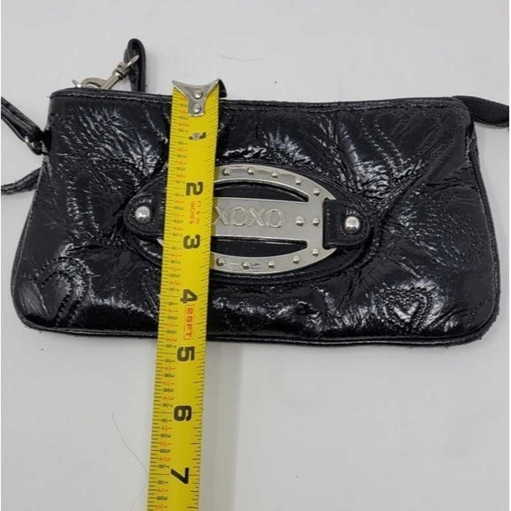 Vintage Y2K XOXO black mini wristlet bag - image 5