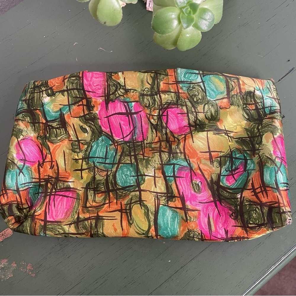 Vintage Unique Handmade Makeup Pencil Bag Retro B… - image 2