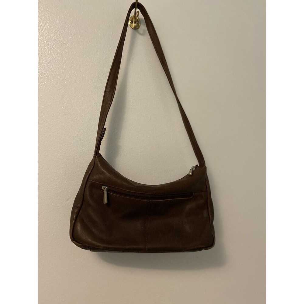 Vintage Paul & Taylor Genuine Leather Brown Shoul… - image 6