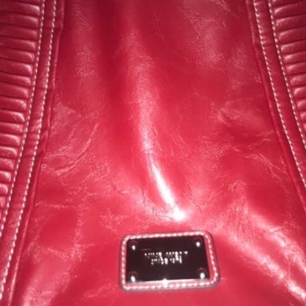 vintage nine west purse vegan leather/man made ma… - image 6