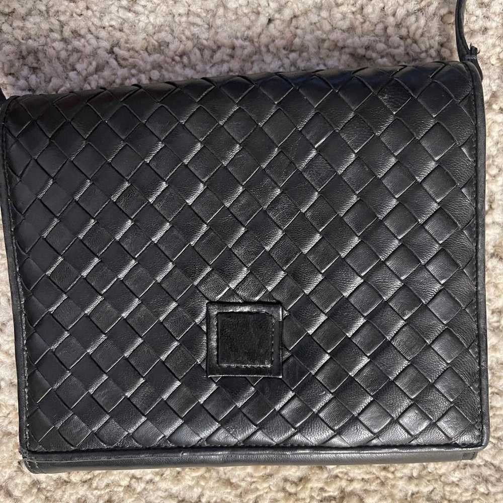 Jay Herbert black woven leather Crossbody bag - image 8