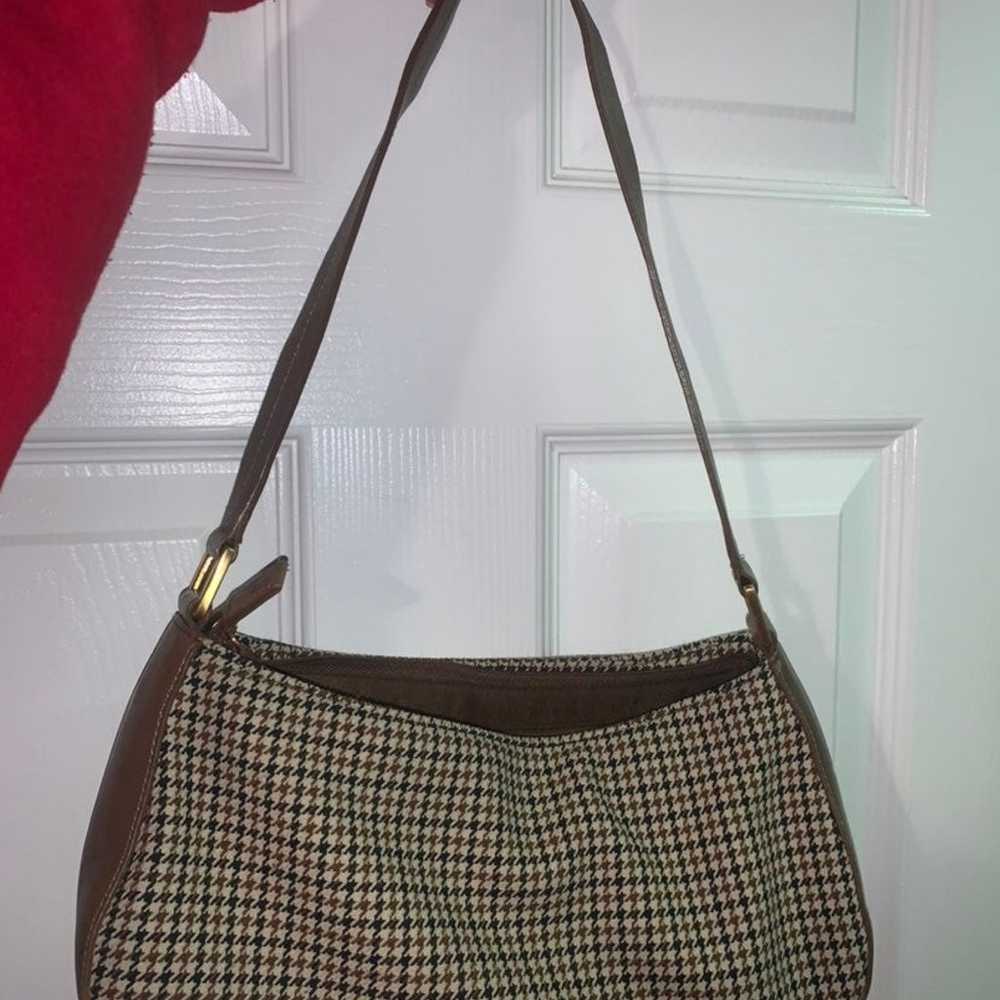 Vintage plaid etienne aigner purse - image 2