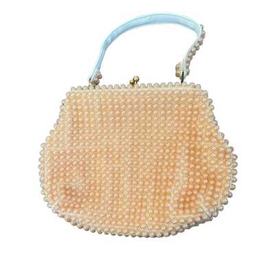 Vintage Grandee online Bead Handbag Purse Yummy Candy Dots in Spring Colors