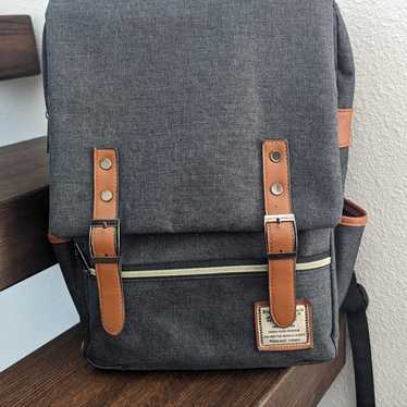 UGRACE Vintage Laptop Backpack with USB Charging … - image 1