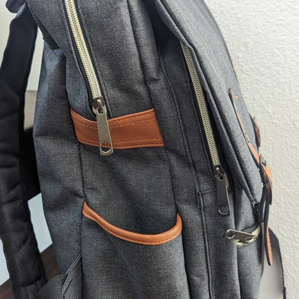 UGRACE Vintage Laptop Backpack with USB Charging … - image 4