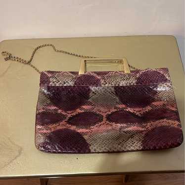 80’s vintage snake skin Purse - image 1